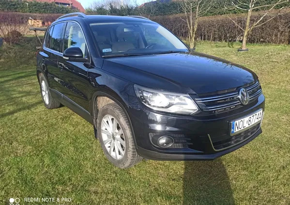olsztynek Volkswagen Tiguan cena 53500 przebieg: 202200, rok produkcji 2014 z Olsztynek
